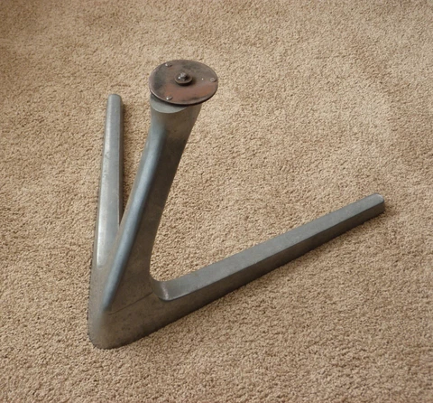 Chromcraft Sculpta Unicorn "V" Chair (base) by Vladimir Kagan 1966 Star Trek Cover