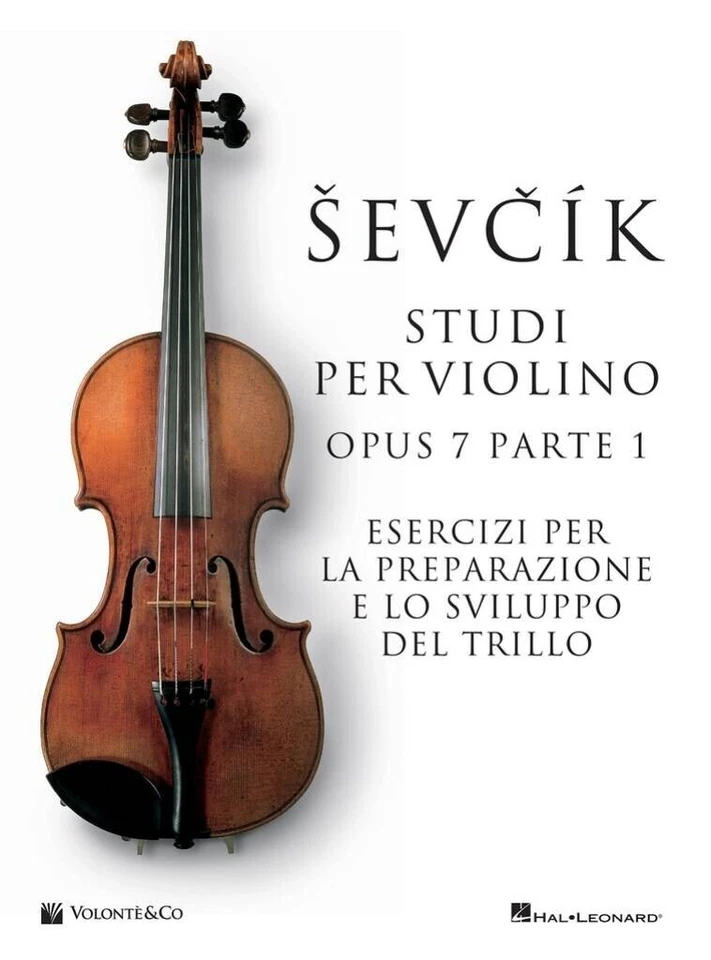 Sevcik Studi Per Violino Opus 7 Parte 1 Esercizi Per la Preparazione e Sviluppo - Immagine 1 di 1