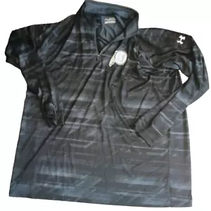 Under Armour University Of Utah Utes NCAA Graphic Shirt Mens 2XL Black 1/4 Zip - Picture 1 of 5