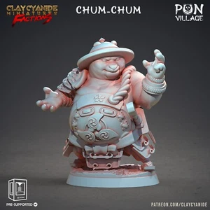Chum-Chum | Pon Village | Kung Fu Panda Clay Cyanide RPG D&D 3D Print Miniature - Picture 1 of 2