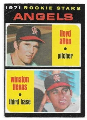 ROOKIE STARS 1971 OPC O-Pee-Chee Baseball card #152 California Angels VG/VG- - Image 1 of 2