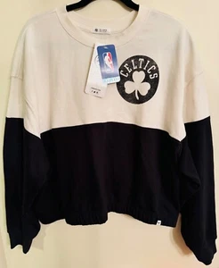Boston Celtics '47 Brand Women's XXL Crew Sweatshirt Pullover NBA NWT - Picture 1 of 3