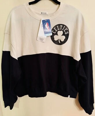 Boston Celtics '47 Marca Mujer XXL Crew Sudadera Pullover NBA NUEVO CON ETIQUETAS Foto 1 de 3