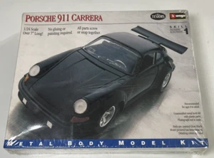 Burago/Testors Porsche 911 Carrera Profile 1/24 Scale Metal Body Kit Snap/Screw - Picture 1 of 11