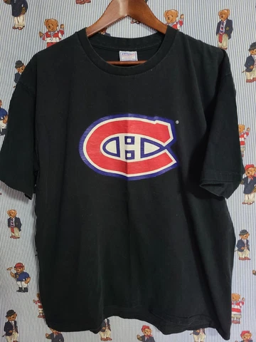 Vintage Montreal Canadiens Stanley Cup Champions Single stitch Made USA Shirt XL Cover