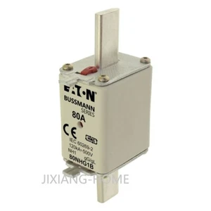 80NHG1B Bussmann Fuse, LV, AC500V, 80A, NH1, gL/gG, IEC, dual indicator - Picture 1 of 1
