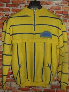 Heroische Jacke Trikot Fahrrad Radsport Vintage 70'S Garg Kleinere 50% Wolle - Bild 1 von 2