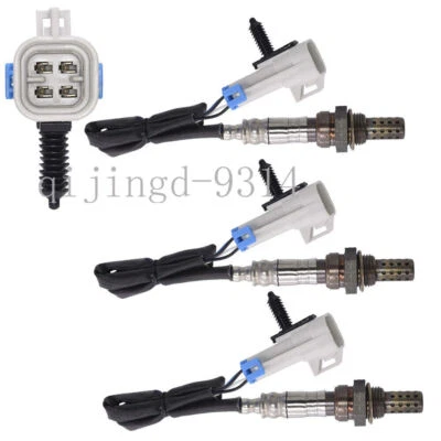 Sensor de oxígeno O2 1&2 3 piezas para Chevrolet Blazer S10 V6 2002-2005 4,3 L delantero + trasero Foto 1 de 4