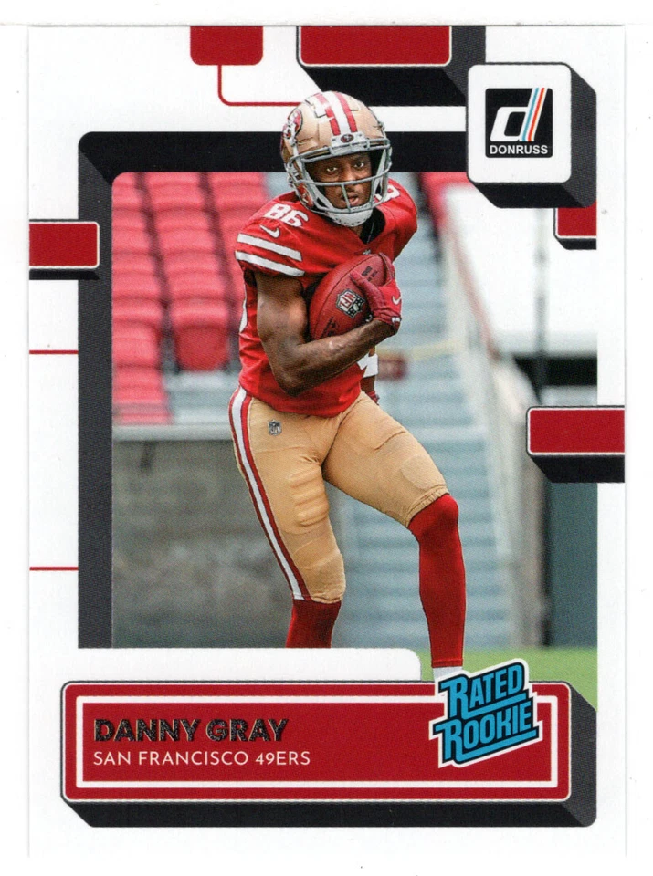 Danny Gray RC - San Francisco 49ers (NFL) 2022 Donruss Football # 333 MT - Image 1 of 1