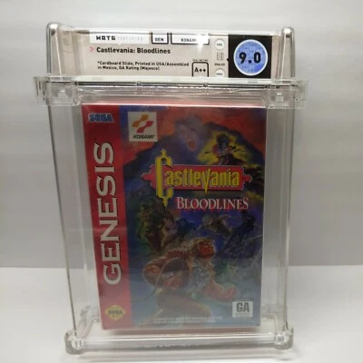 Castlevania Bloodlines Sega Genesis Wata Graded 9.0 A++ BRAND New Sealed Konami - Image 1 of 4