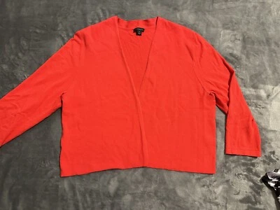 Ann Tailor Mujer Blazer Cárdigan Chaqueta Rojo XL Foto 1 de 4