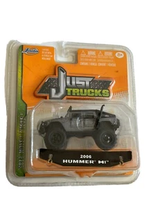 Jada just trucks 2013 wave 1 2006 Hummer H1 gray black 1:16 Scale New - Picture 1 of 4