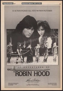 ROBIN HOOD - Orig. 1987 Trade AD / poster_ Michael Praed _ Judi Trott _ Sherwood - Picture 1 of 1