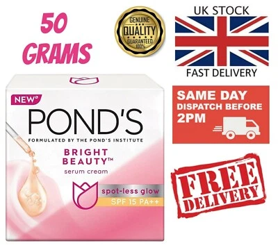 POND'S UK 50g PONDS WHITE BEAUTY SPOTLESS FAIRNESS SPF 15 DAY CREAM BEAUTY SERUM