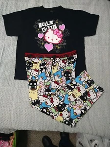 Hello Kitty 2 Piece  Shirt & Lounge Pants Xl - Picture 1 of 7