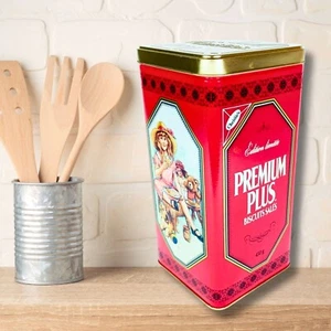 Vintage Limited Edition Christie's Premium Plus Salted Crackers Tin 1991 - Picture 1 of 5