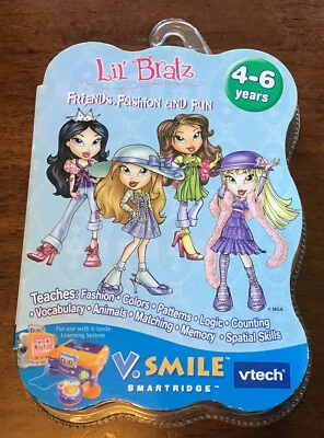 NEW Vtech V. Smile Smartridge LIL' Bratz Friends Fashion & Fun - Ages 4-6 Years - Image 1 of 3