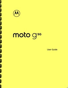 Motorola MotoG Téléphone 5G Manuel d'utilisation du propriétaire - Photo 1 sur 8
