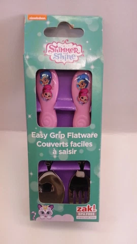 ZAK SHIMMER AND SHINE 2 PIECES  SPOON FORK SET 100% ORIGINAL LICENSED Cover