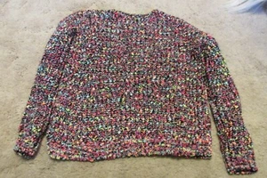 Justice Girls Crew Neck Sweater Speckled colors Sz .L 12-14 Pullover - Picture 1 of 6