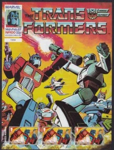 GB TRANSFORMERS OPTIMUS PRIME FAN STAMP SHEET 2022 LIMITED EDITION MNH - Picture 1 of 1