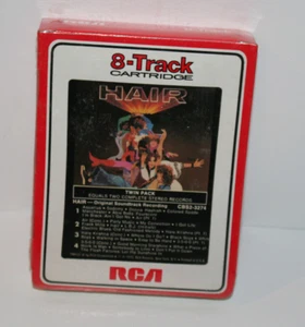 NEW 1979 RCA Hair Original Soundtrack 8-Track Cartridge Factory Sealed - Picture 1 of 4