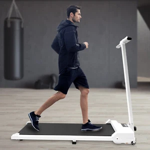 Flache Laufband Elektrische Laufbänder Walking Pad Laufband mit LED 1-6 km/h DE - Bild 1 von 20