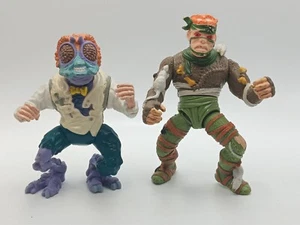 Figuras de acción vintage 1989 TMNT Baxter Stockman + Rat King - Imagen 1 de 9