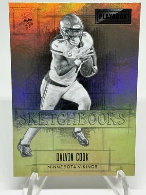 Dalvin Cook 2022 Playbook Sketchbooks #14 Insert Minnesota Vikings - Image 1 of 2