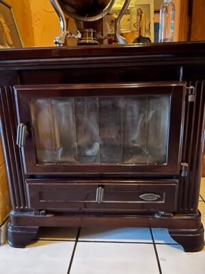 Poêle à Fuel Godin – Marron – Modèle Éco – Occasion
