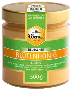 Honig Wernet Blütenhonig cremig aus Deutschland 500g - Bild 1 von 1