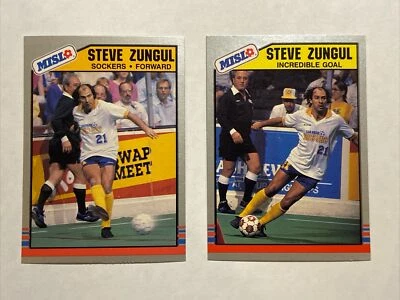 (2) 1989-90 Pacific MISL Steve Zungul #'s 1 & 110 - Изображение 1 из 4