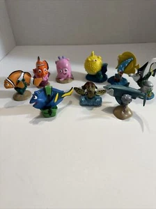 Lot Of 9 Disney Finding Nemo Cake Toppers/ Figurines A2 - Picture 1 of 3