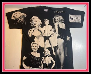 Vintage Marilyn Monroe All Sport T-Shirt Rare 1998 All Over Print Size XL AOP - Picture 1 of 24