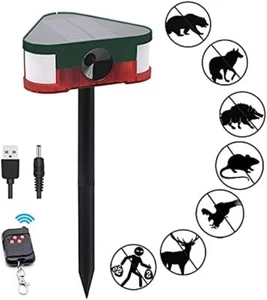 Sensor de movimiento solar alarma 360° detector 3x129db luz estroboscópica sirena con control remoto - Imagen 1 de 21