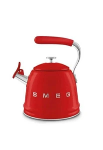 SMEG Retro Stovetop Whistling Kettle Red – 2.4Q Vintage Style CKLW2001RD - Picture 1 of 5