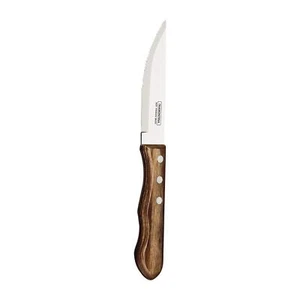 Tramontina Jumbo Steakmesser | Edelstahlklinge | Holzgriff | 12 Messer - Bild 1 von 3