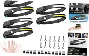 LED Rechargeable Headlamp (6 Pack),Headlamp Flashlights with Motion - Picture 1 of 7