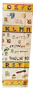 HTF American Jane Patterns ABC 123 PANEL 21620 by Sandy Klop 4 Moda Remnant 15" - Picture 1 of 5