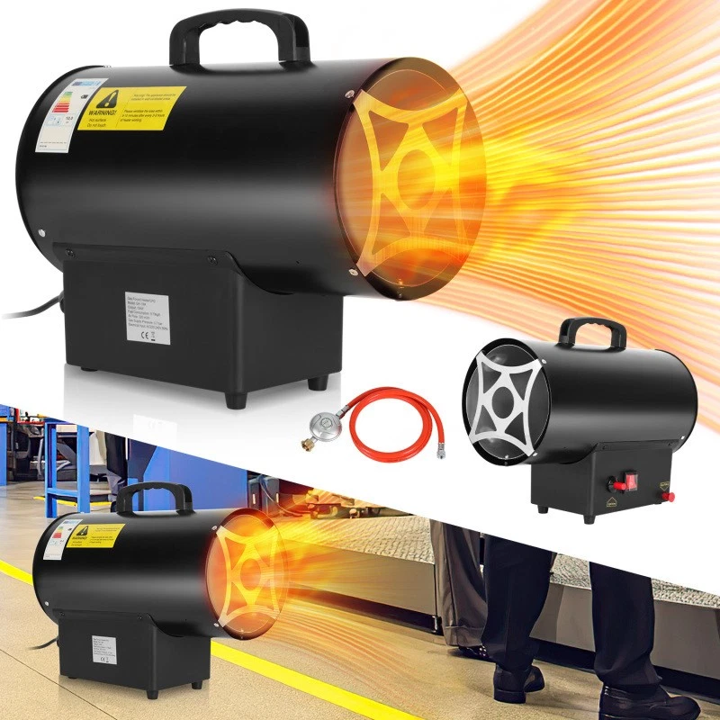 10-30KW Gasheizgebläse Gasheizer Heizgebläse Heizkanone Gas-Direktheizer - Bild 1 von 4