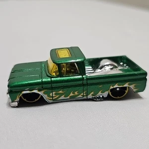 Hot Wheels Custom '62 Chevy Pickup Green Flames Multipack Exclusive Low Rider - Picture 1 of 14