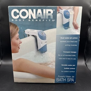 CONAIR Body Benefits Dual Water Jet Action Bath Spa New Therapeutic BTS1D - Picture 1 of 5