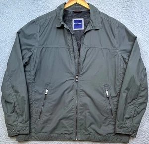Tommy Bahama Jacket Mens Large Green Full Zip Bomber Golf Insulted Wind Outdoors - Picture 1 of 9