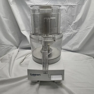 Cuisinart DLC-10S TX White Pro Classic 7-cup Bowl Food Processor Working Tested - Image 1 of 4