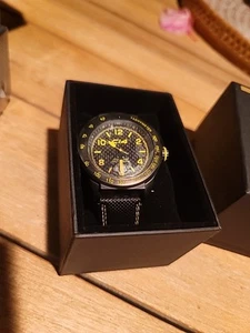Carbon14 military watch quartz with light and double glass Read Description - Picture 1 of 7