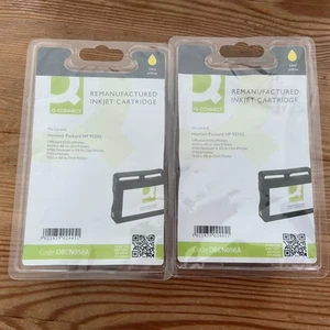 Q-Connect HP 933XL Reman High Yield Inkjet Cartridge Yellow HP No932XL x 2 - Afbeelding 1 van 2