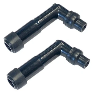 2 K&S Spark Plug Boot Cap Cover Resistor 120 Degree ATV Motorcycle Snow - Imagen 1 de 2