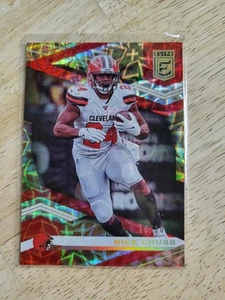 2020 Elite Nick Chubb 10/10 Gold #25 Browns - Picture 1 of 2