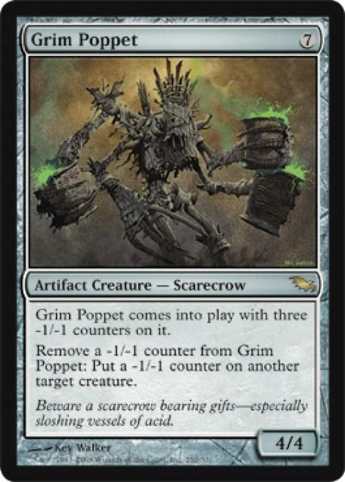 Grim Poppet -Foil Heavy Play MTG Shadowmoor - Image 1 of 1