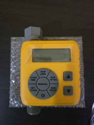 NIB Programmable Irrigation Sprinkler Water Timer for Garden Hose Solar/Battery - Image 1 of 4